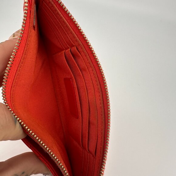 CHANEL Red Lambskin Wallet - Picture 5 of 6